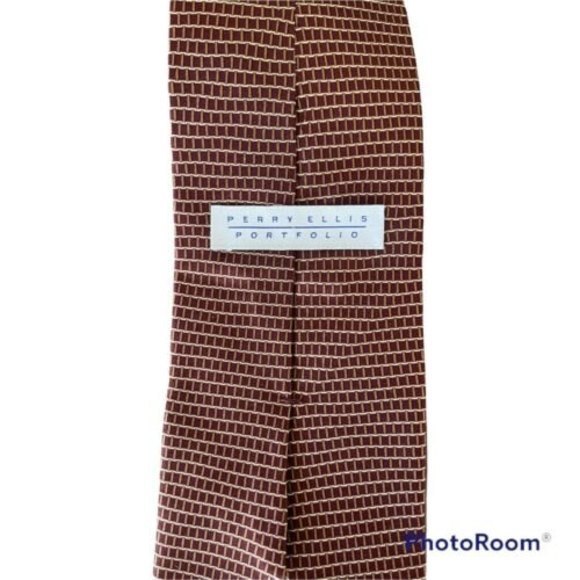 Perry Ellis Portfolio Neck Tie Mens - Picture 3 of 12